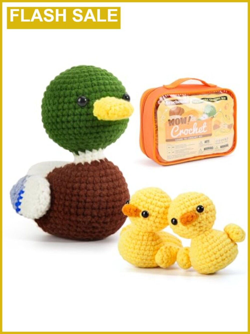 Crochet Kit for Beginners Animal Crochet Set with Hook Yarn